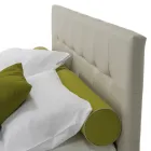 Luksusowe, nowoczesne łóżko podwójne ze schowkiem Made in Italy - Orfei Viadurini