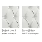 Nowoczesne podwójne łóżko ze sztucznej skóry ze schowkiem - Ozzano Viadurini