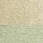 Nowoczesne podwójne łóżko ze sztucznej skóry i tkaniny Made in Italy - Zeldo Viadurini