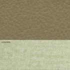 Nowoczesne podwójne łóżko ze sztucznej skóry i tkaniny Made in Italy - Zeldo Viadurini