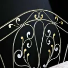 neoklasyczna podwójne łóżko w całości ręcznie kute żelazo Jessica Viadurini