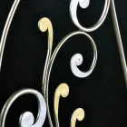 neoklasyczna podwójne łóżko w całości ręcznie kute żelazo Jessica Viadurini