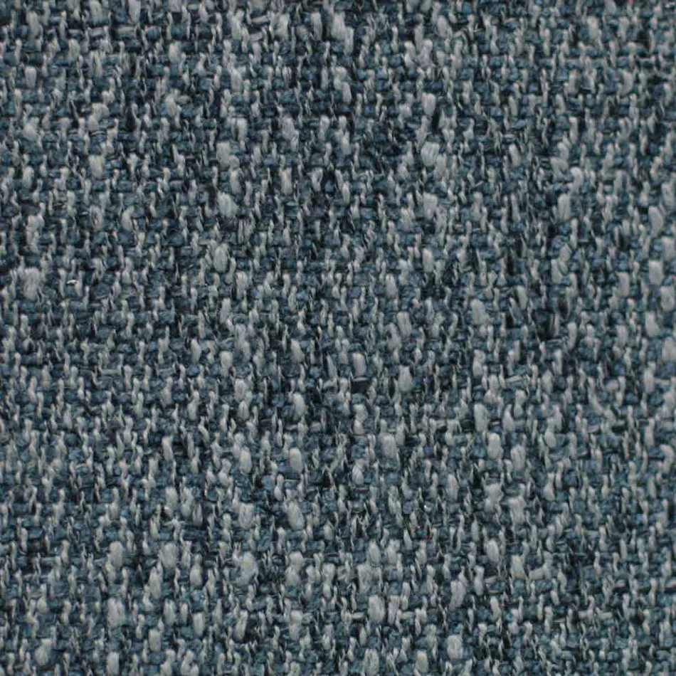 Okrągłe podwójne łóżko pokryte tkaniną Made in Italy - Rello Viadurini