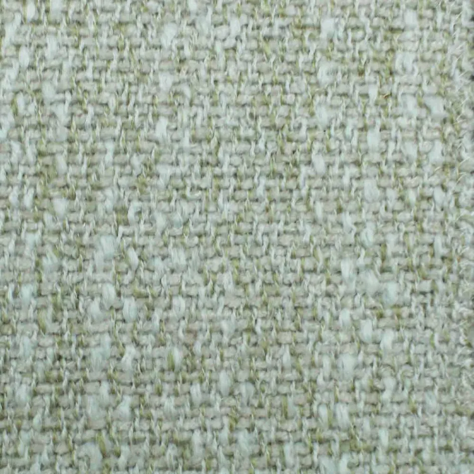 Okrągłe podwójne łóżko pokryte tkaniną Made in Italy - Rello Viadurini