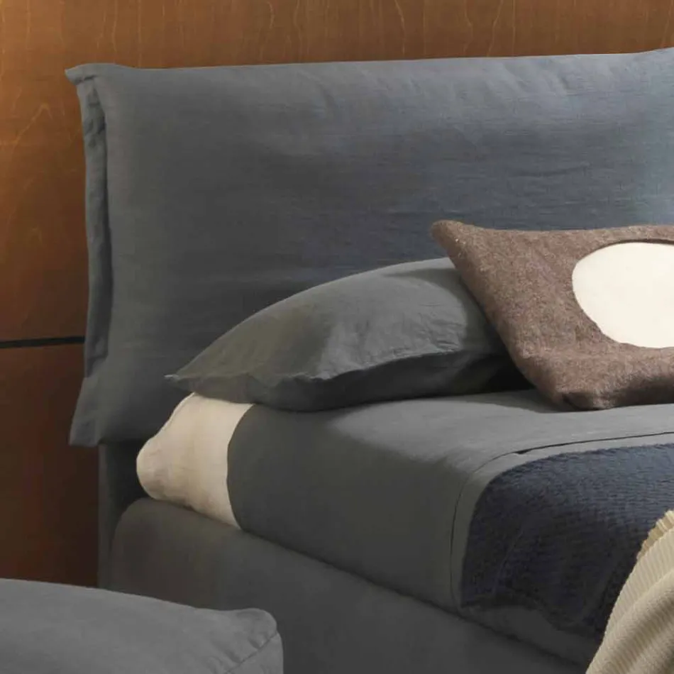 Podwójne łóżko bez pudełka, nowoczesny design, Iorca by Bolzan Viadurini