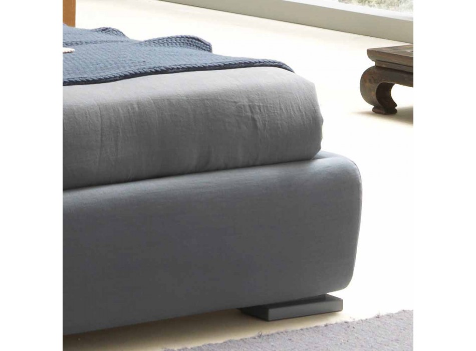 Podwójne łóżko bez pudełka, nowoczesny design, Iorca by Bolzan Viadurini