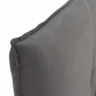 Podwójne łóżko ze zdejmowanym pokrowcem z drewnianymi nóżkami Made in Italy - Tampa Viadurini