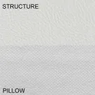 Okrągłe podwójne łóżko pokryte skórą ekologiczną Made in Italy - Vesio Viadurini