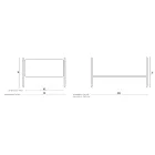 Łóżko pojedyncze o skoordynowanej żelaznej konstrukcji Made in Italy - Lillo Viadurini