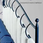 Łóżko pojedyncze w kute Amethyst Viadurini