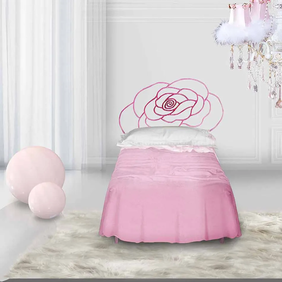 Łóżko pojedyncze w kute Centaur Viadurini