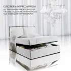 Łóżko pojedyncze w kute Hefajstosa Viadurini