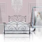 Łóżko pojedyncze w kute Febo Viadurini