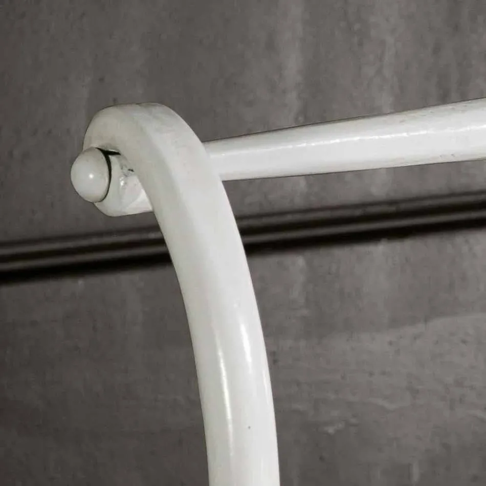 łóżko z kutego żelaza pełnego Amanda wykonane, wykonane we Włoszech Viadurini