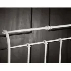 łóżko z kutego żelaza pełnego Amanda wykonane, wykonane we Włoszech Viadurini