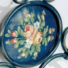 Duże łóżko z kutego żelaza kruszone Gloria projekt Viadurini