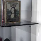 Współczesny regał ścienny w wędzonym plexi Sfera4 Viadurini