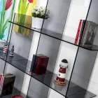 Regał wnękowy Sfera3 L180 x H180 x P30 cm, wykonany we Włoszech Viadurini