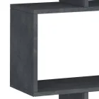 Pionowy Regał Ścienny Salon w Drewnie 3 Wykończenia - Minetta Viadurini