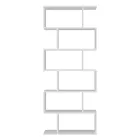 Pionowy Regał Ścienny Salon w Drewnie 3 Wykończenia - Minetta Viadurini