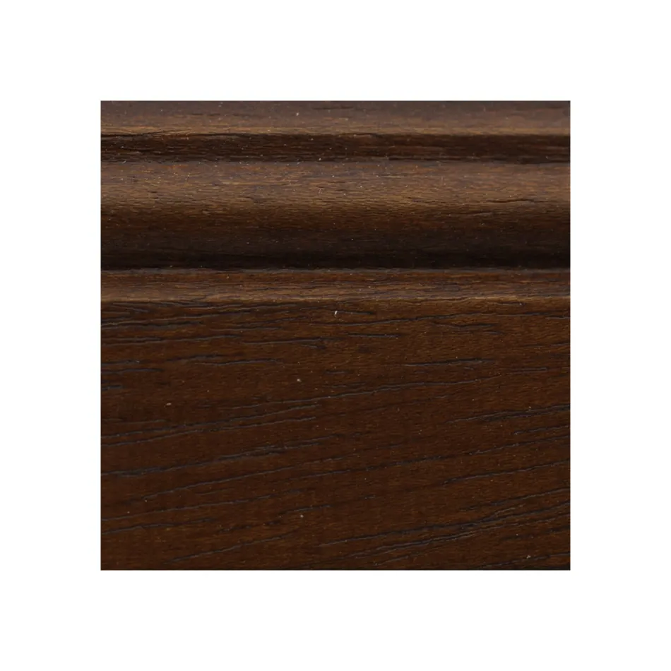 Wysoki regał o drewnianej konstrukcji i otwartych przegródkach Made in Italy - Fauno Viadurini