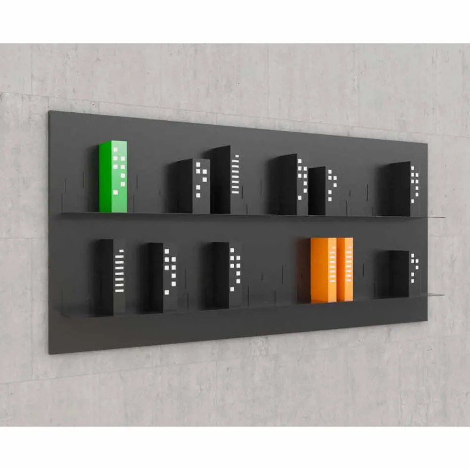 Biblioteka do Hang Skyline 186x86 Mabele Viadurini