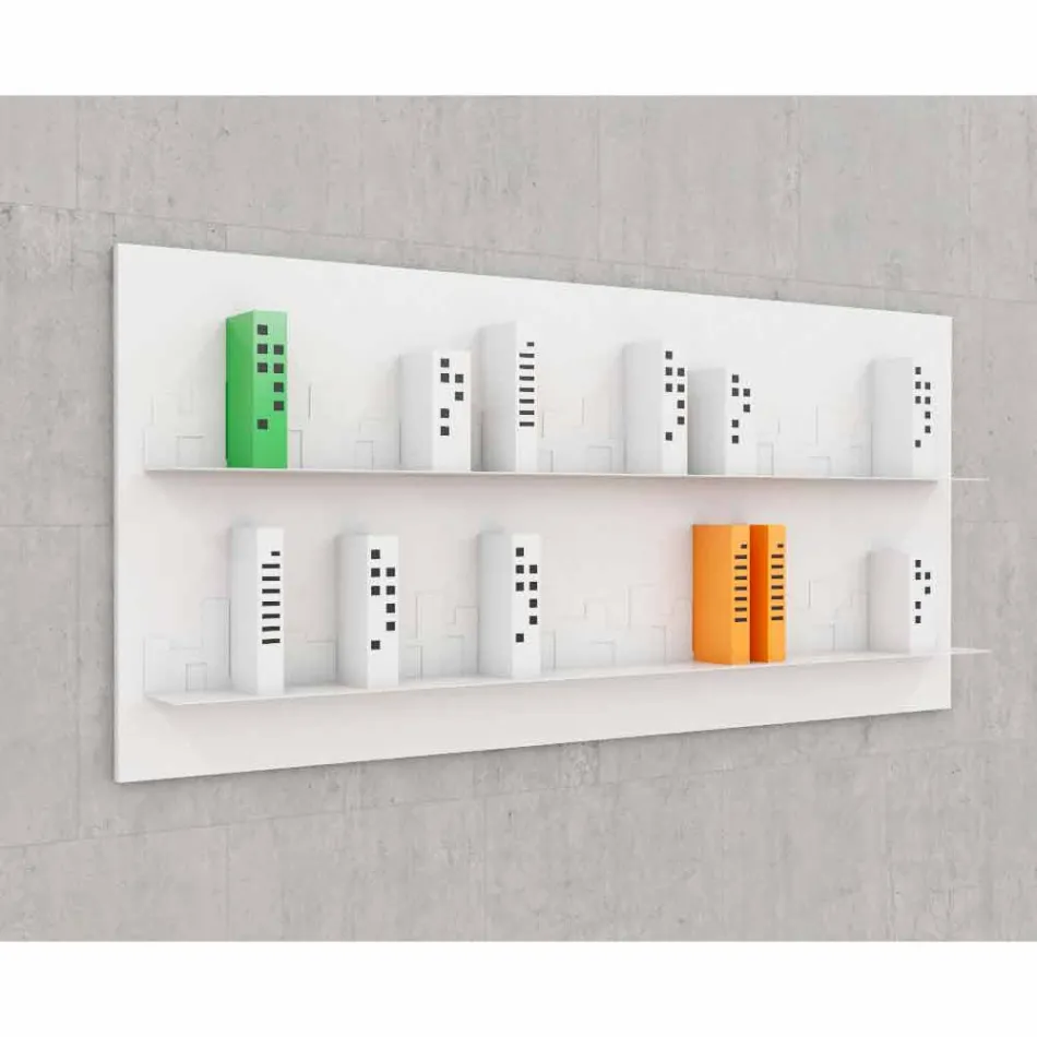 Biblioteka do Hang Skyline 186x86 Mabele Viadurini