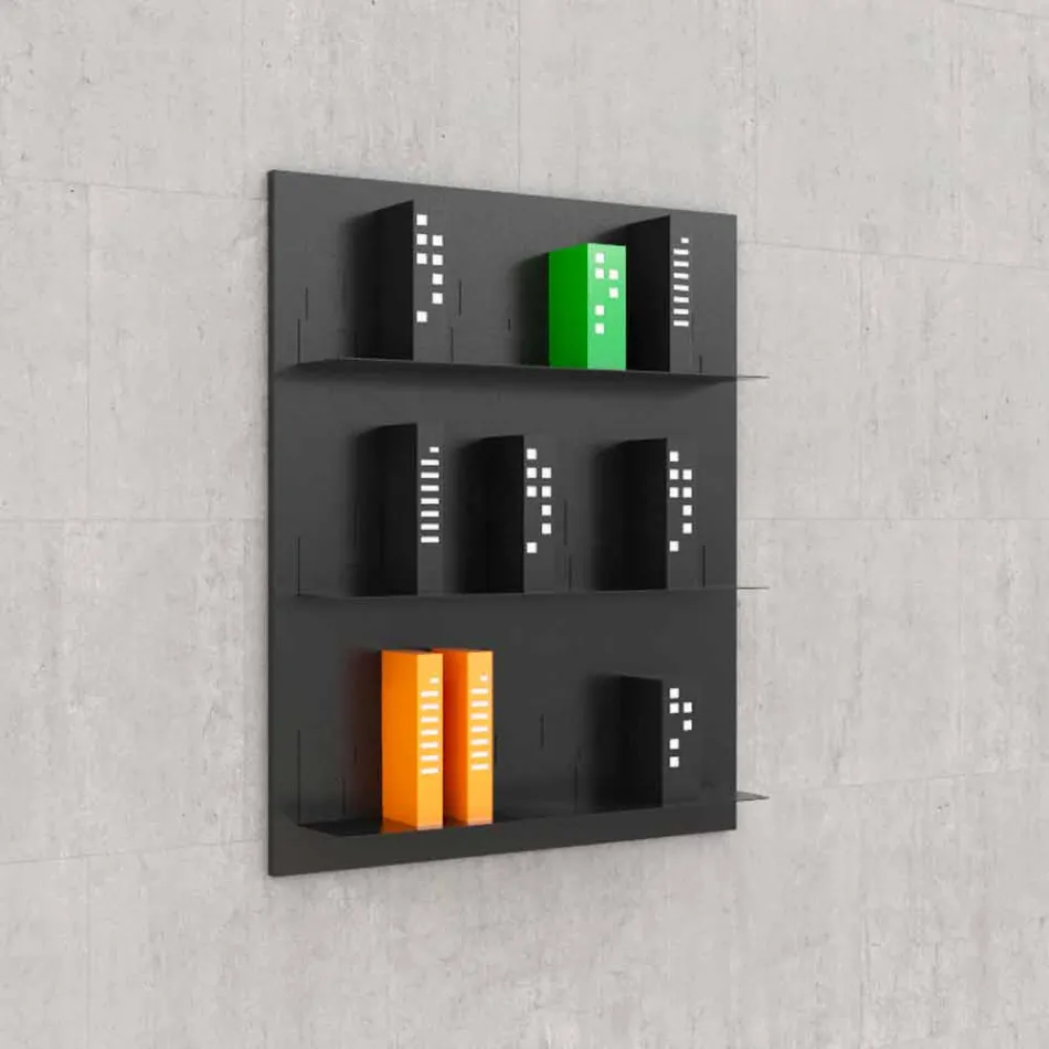 Biblioteka powiesić Skyline 90x110 Mabele Viadurini