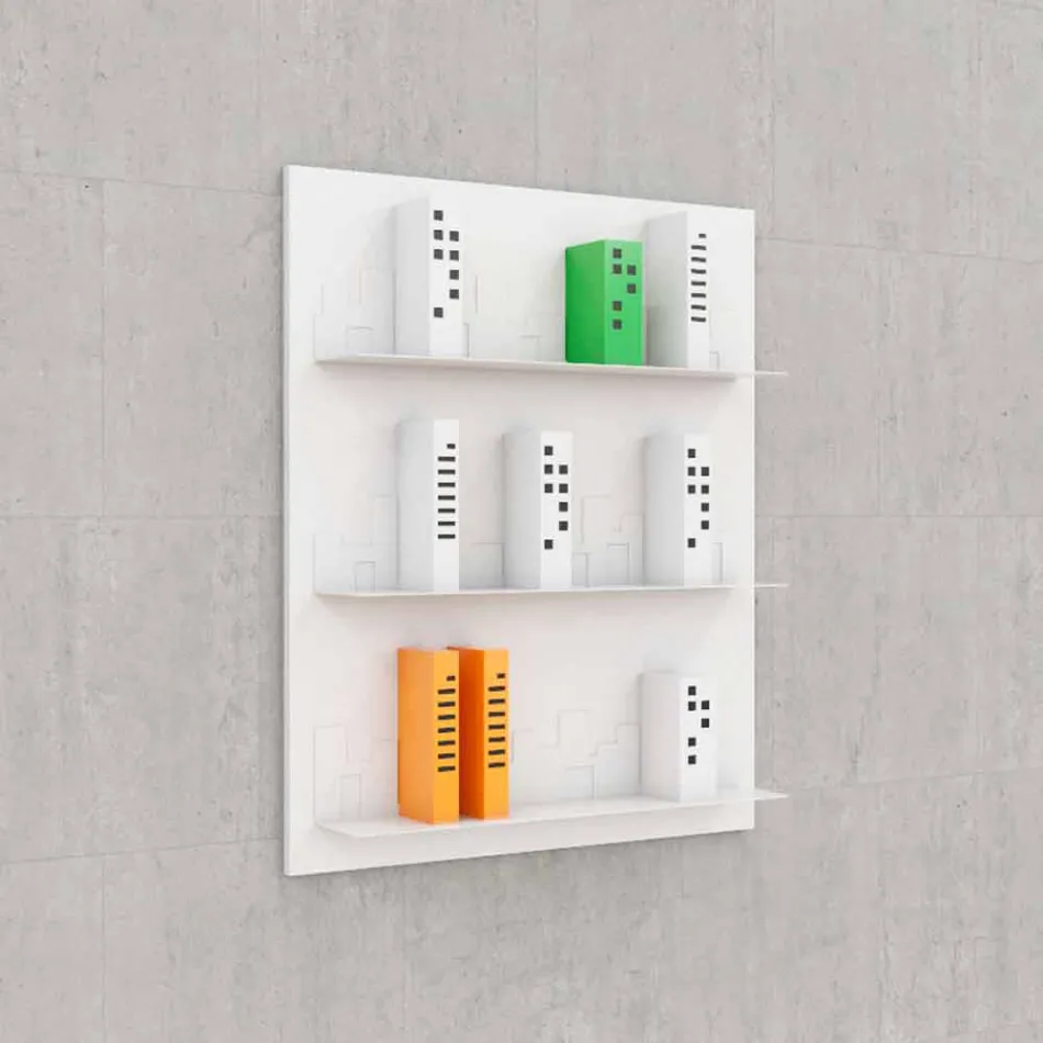 Biblioteka powiesić Skyline 90x110 Mabele Viadurini