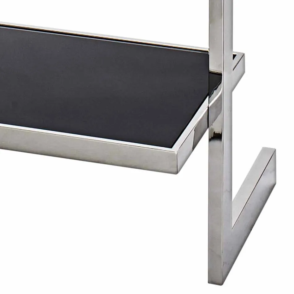 Ścienny i stalowy regał w stylu 60x180x44cm Tafre Viadurini