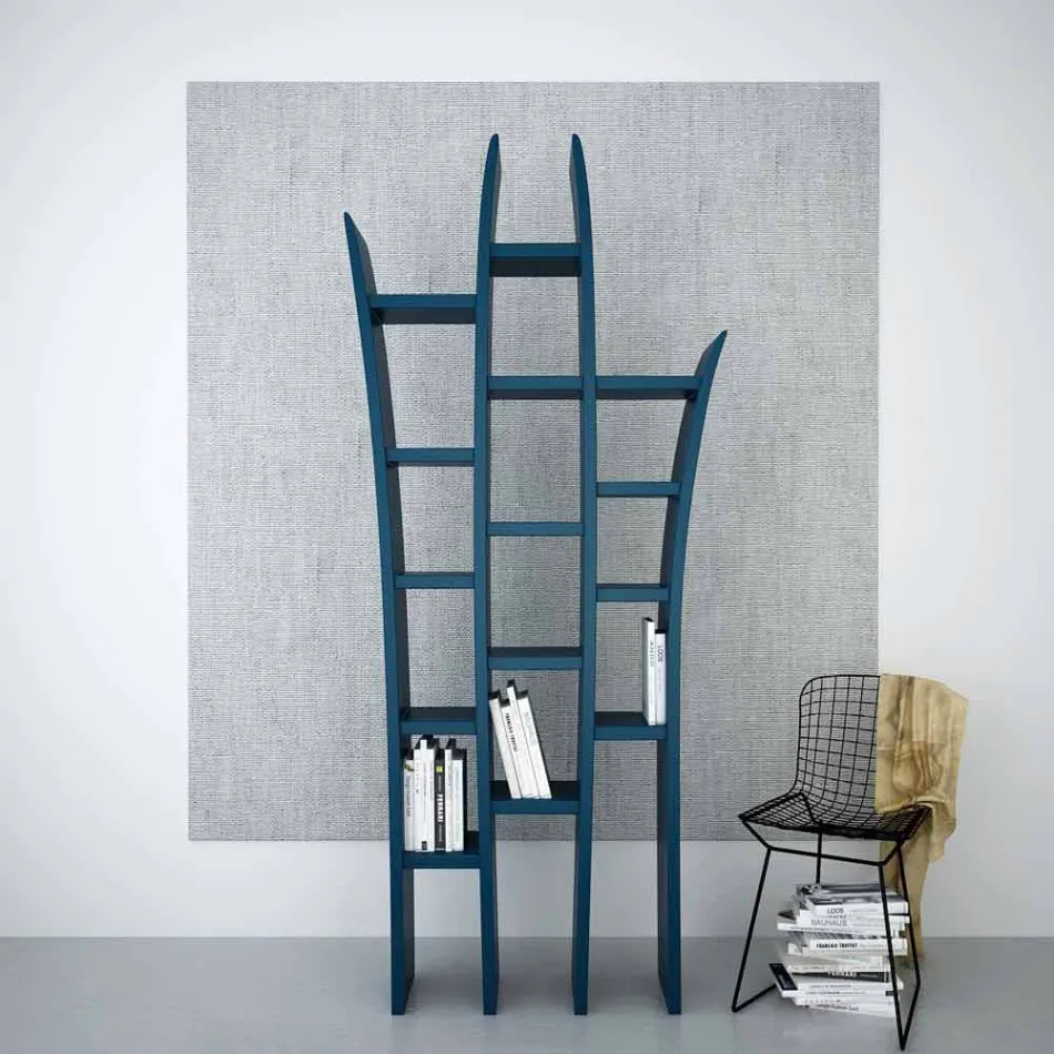 Biblioteka podłoga nowoczesny design Herba Made in Italy Viadurini