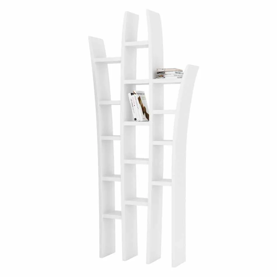 Biblioteka podłoga nowoczesny design Herba Made in Italy Viadurini