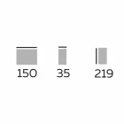 Zaprojektuj drewniany regał podłogowy z kamionkowymi blatami Made in Italy - Aspide Viadurini