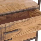 Regał podłogowy w stylu industrialnym ze stali i drewna Homemotion - Zompo Viadurini