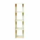 Czarny, czerwony, biały lub szary żelazny regał podłogowy wykonany we Włoszech - Pls Viadurini