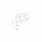 Biblioteka projektu Battikuore 130x87 (2 półki) Mabele Viadurini