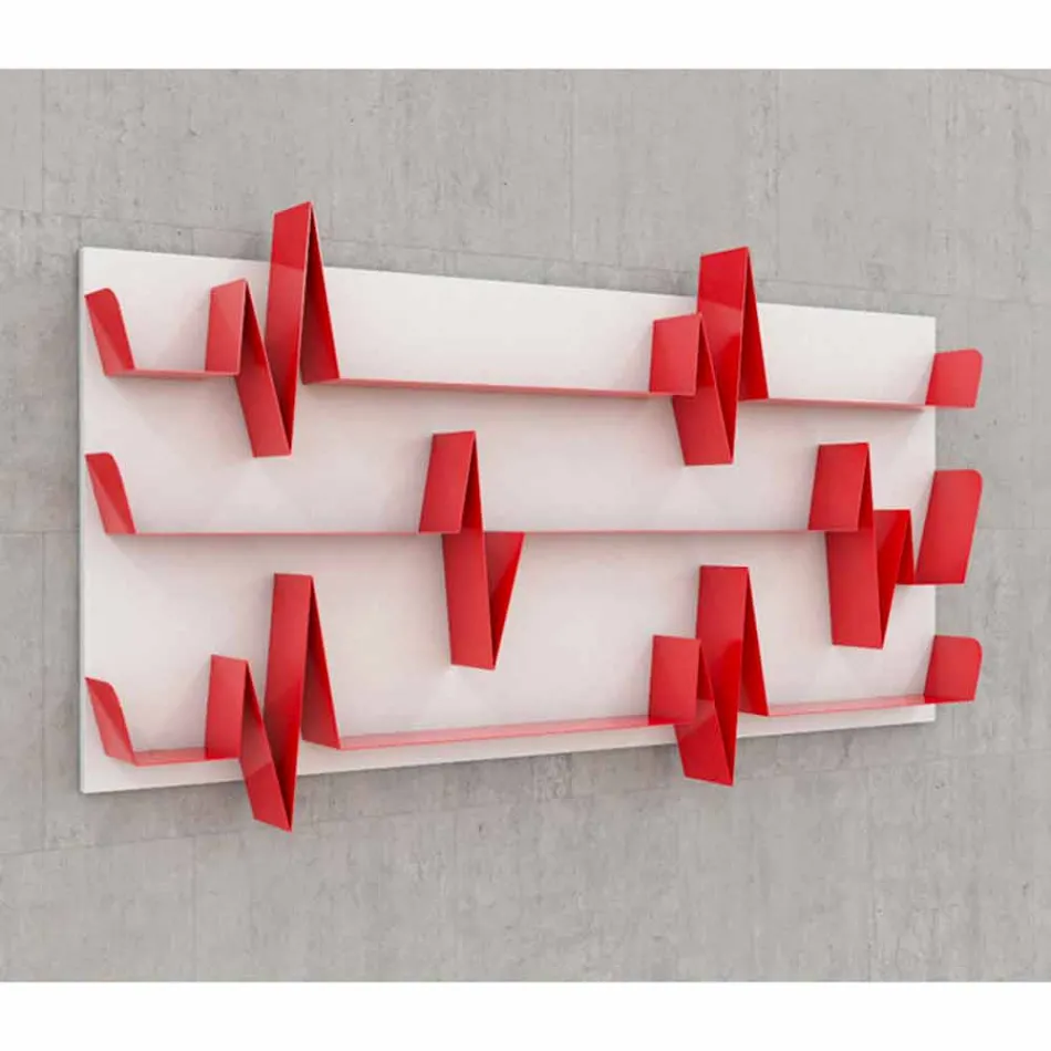 Biblioteka projektu Battikuore 186x101 (3 półki) Mabele Viadurini