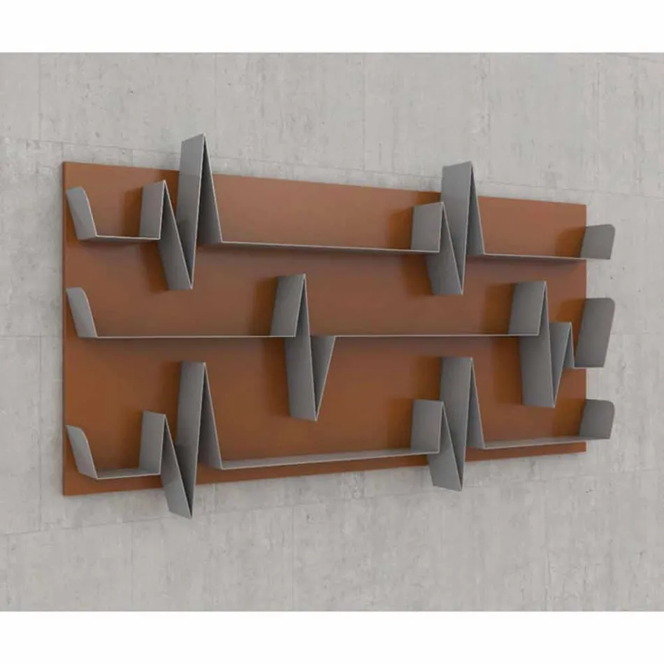 Biblioteka projektu Battikuore 186x101 (3 półki) Mabele Viadurini