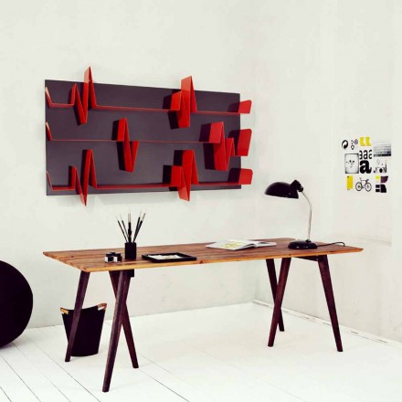 Biblioteka projektu Battikuore 186x101 (3 półki) Mabele Viadurini