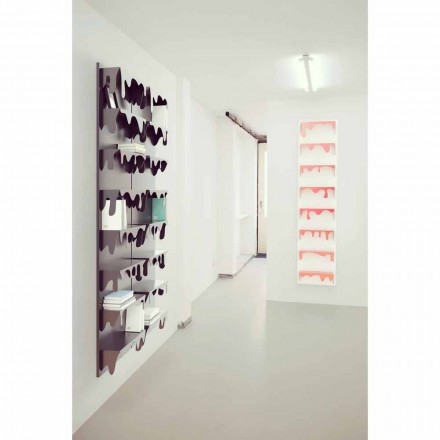 Biblioteka projektu Kolata 50x127 (8 półek) Mabele Viadurini