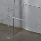 Regał do salonu z przezroczystego kryształu akrylowego 2 rozmiary - Parotta Viadurini