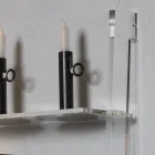 Regał do salonu z przezroczystego kryształu akrylowego 2 rozmiary - Parotta Viadurini