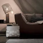 Lory design naścienny stojak na gazety, wyprodukowany we Włoszech Viadurini