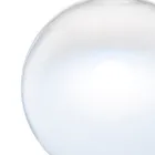 Lampa stołowa Isotta ze szkła i metalu w dwóch rozmiarach, wyprodukowana we Włoszech Viadurini
