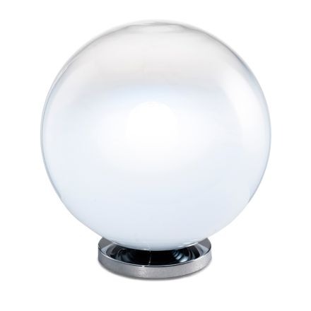 Lampa stołowa Isotta ze szkła i metalu w dwóch rozmiarach, wyprodukowana we Włoszech Viadurini