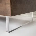 Kredens z 3 drzwiami z melaminy i nóżkami z pleksiglasu Made in Italy - Myszka Miki Viadurini