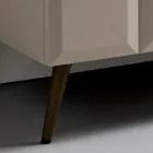 Komoda wewnętrzna z 2 drzwiami w kratkę, wyprodukowana we Włoszech - Elisabetta Viadurini