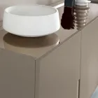 Komoda do salonu z 3 drzwiami z lakierowanej płyty MDF Wyprodukowano we Włoszech - Elena Viadurini