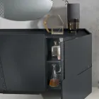 Komoda do salonu z 3 drzwiami z lakierowanej płyty MDF Wyprodukowano we Włoszech - Elena Viadurini