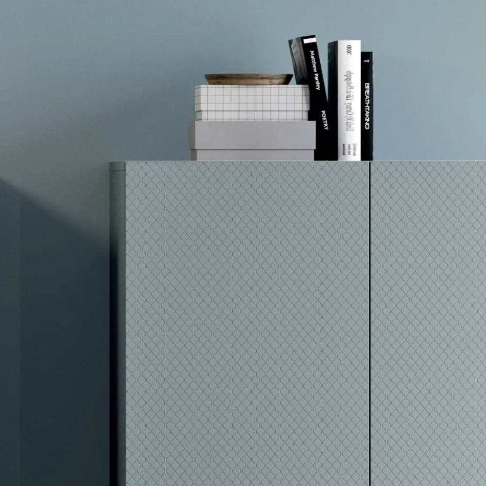 Wysokiej jakości ekologiczny kredens do salonu z drewna Made in Italy - Nazife Viadurini